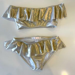Stella Cove gold metallic bikini